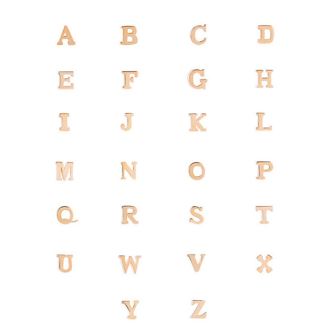 Isabel Bernard Chloé Ketting - Letter G Roze