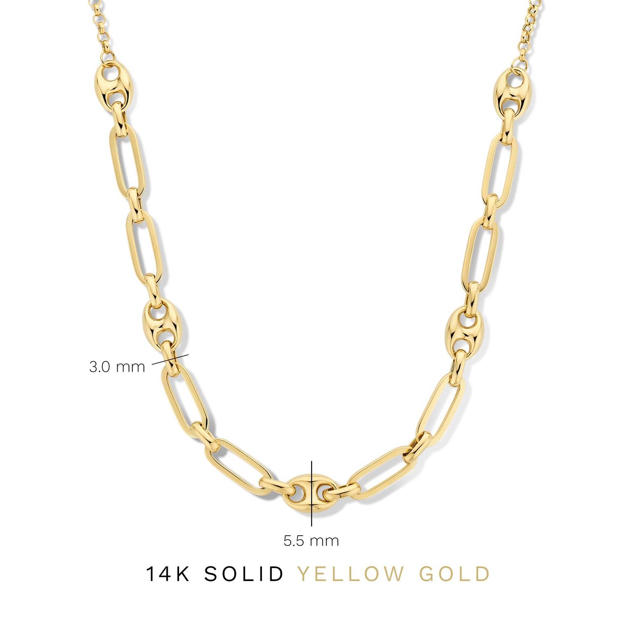 Isabel Bernard Aidee Demie Ketting Goud