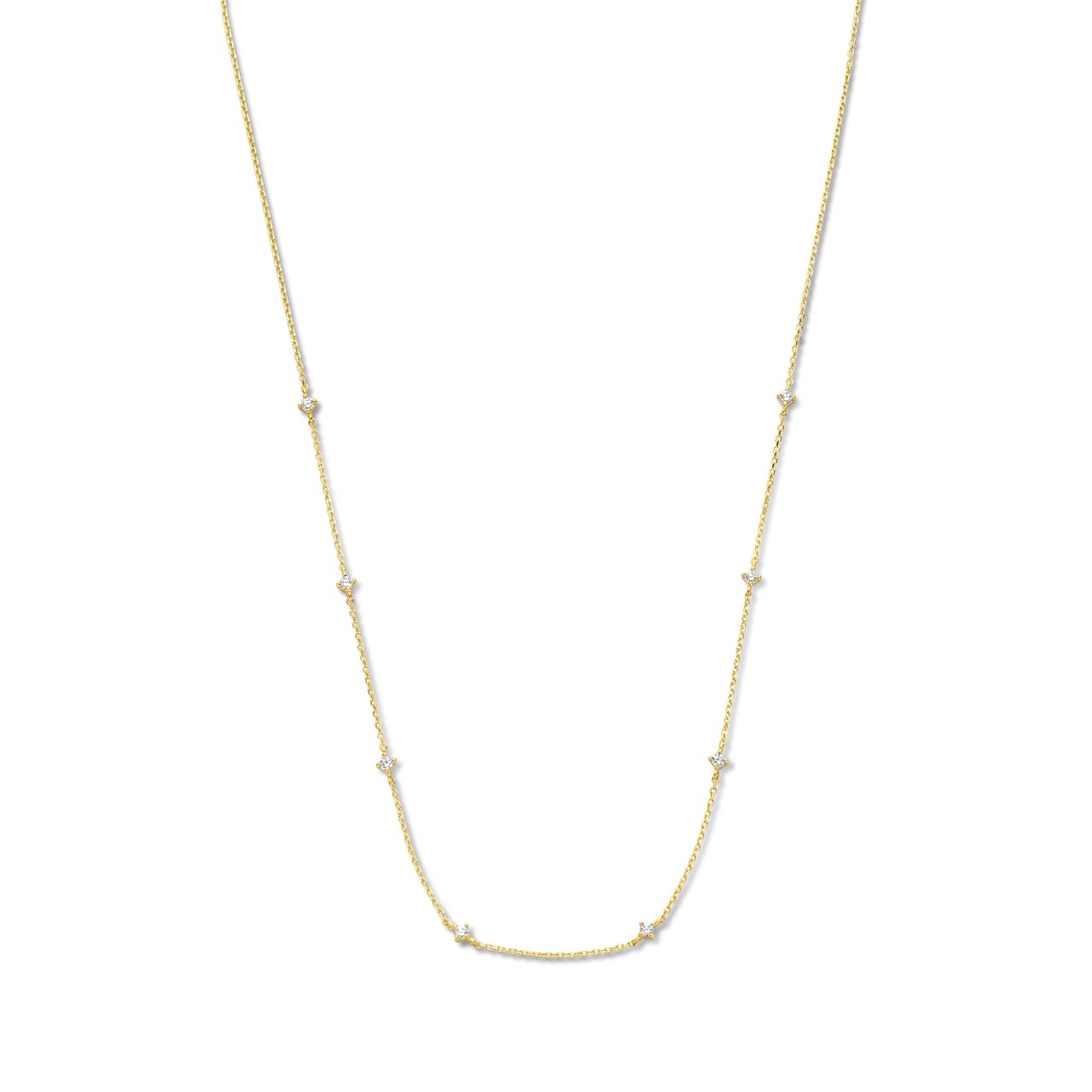 Isabel Bernard Rivoli Esmée Ketting met Zirkonia Goud