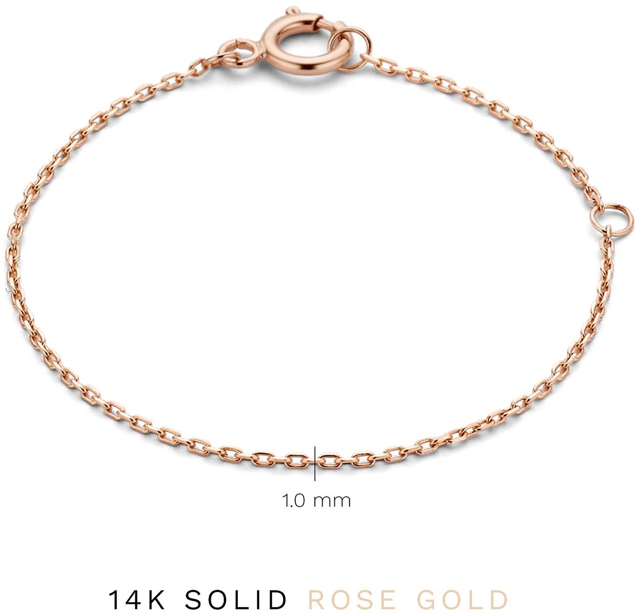 Isabel Bernard Nicole Ketting verlengstuk Roze