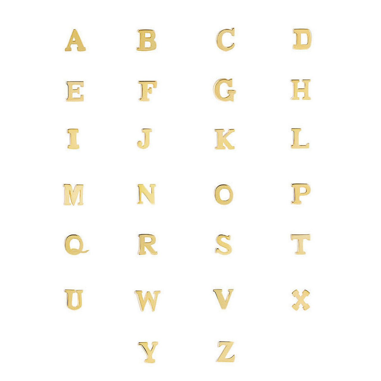 Isabel Bernard Chloé Ketting - Letter F Goud