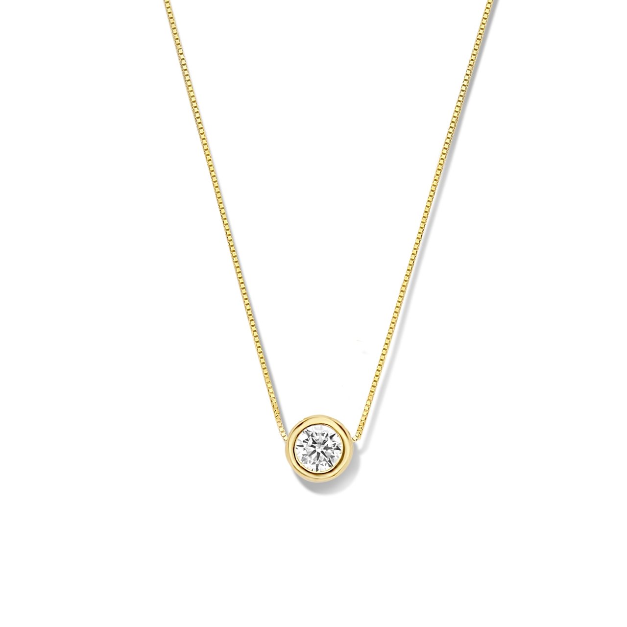 Isabel Bernard Rivoli Aélys Ketting met Zirkonia Goud