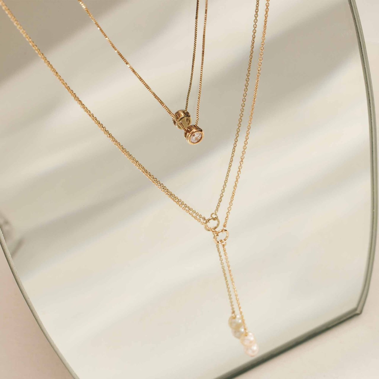 Isabel Bernard Rivoli Aélys Ketting met Zirkonia Goud