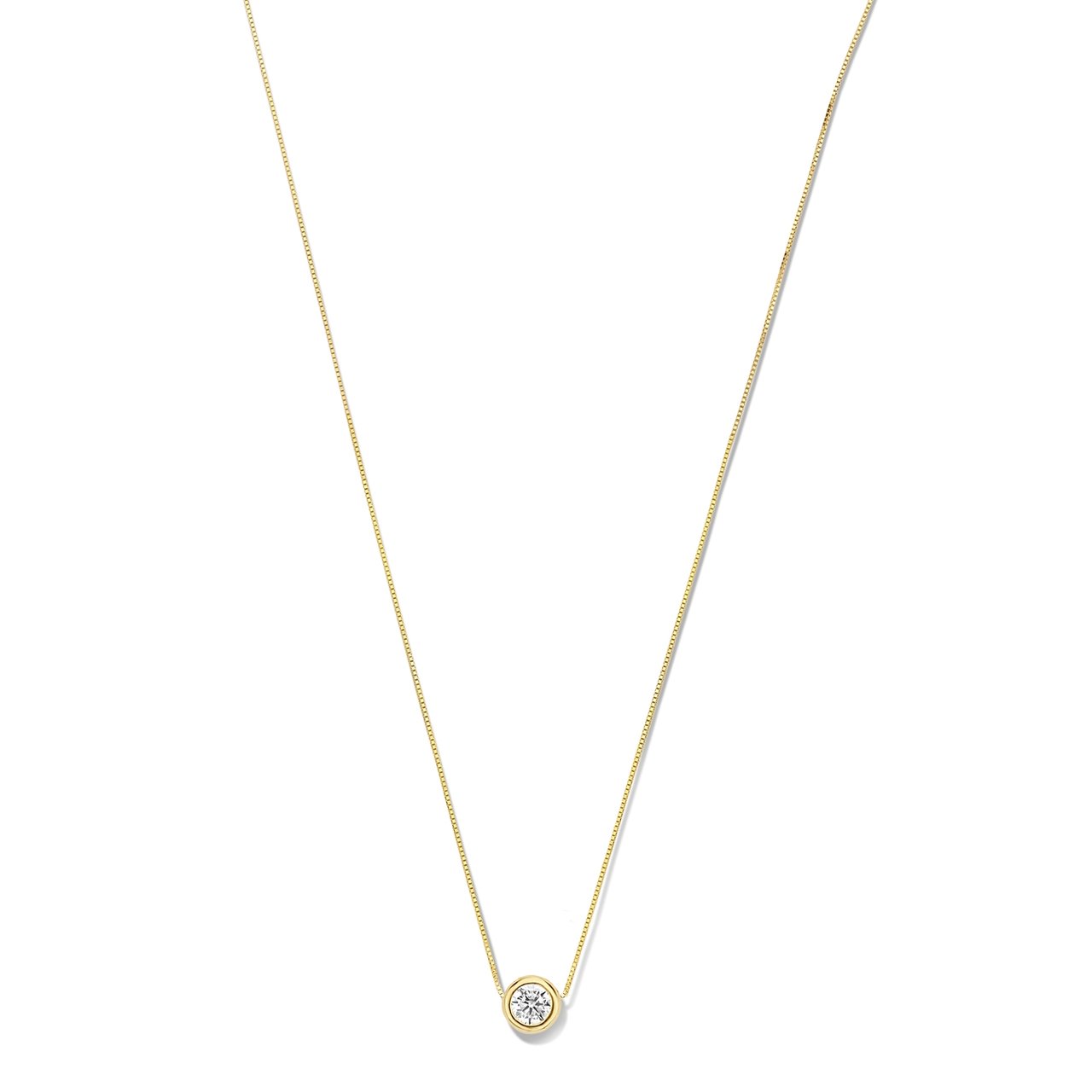 Isabel Bernard Rivoli Aélys Ketting met Zirkonia Goud