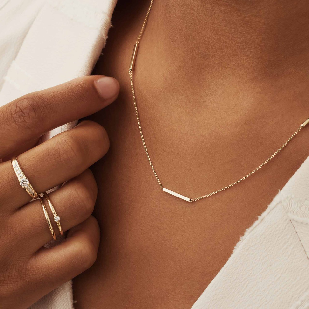 Isabel Bernard Le Marais Jolie Ketting Goud