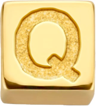 Isabel Bernard Felie Bedel - Letter Q Goud