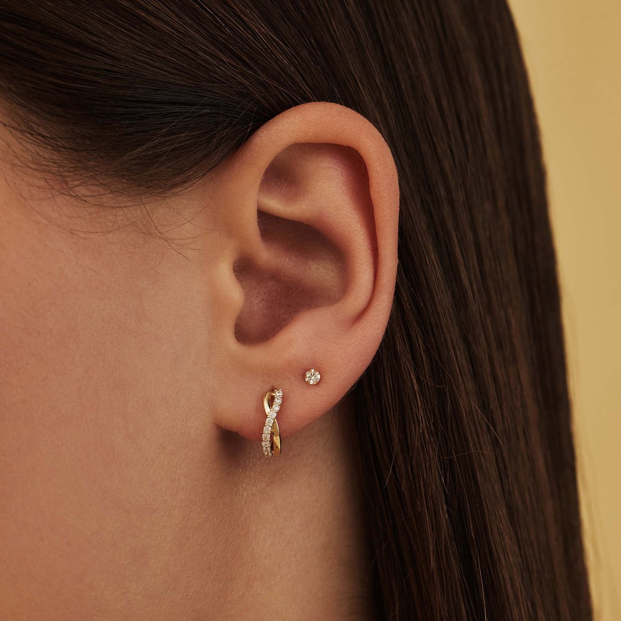 Isabel Bernard Rivoli Esmée Oorringen met Zirkonia Goud