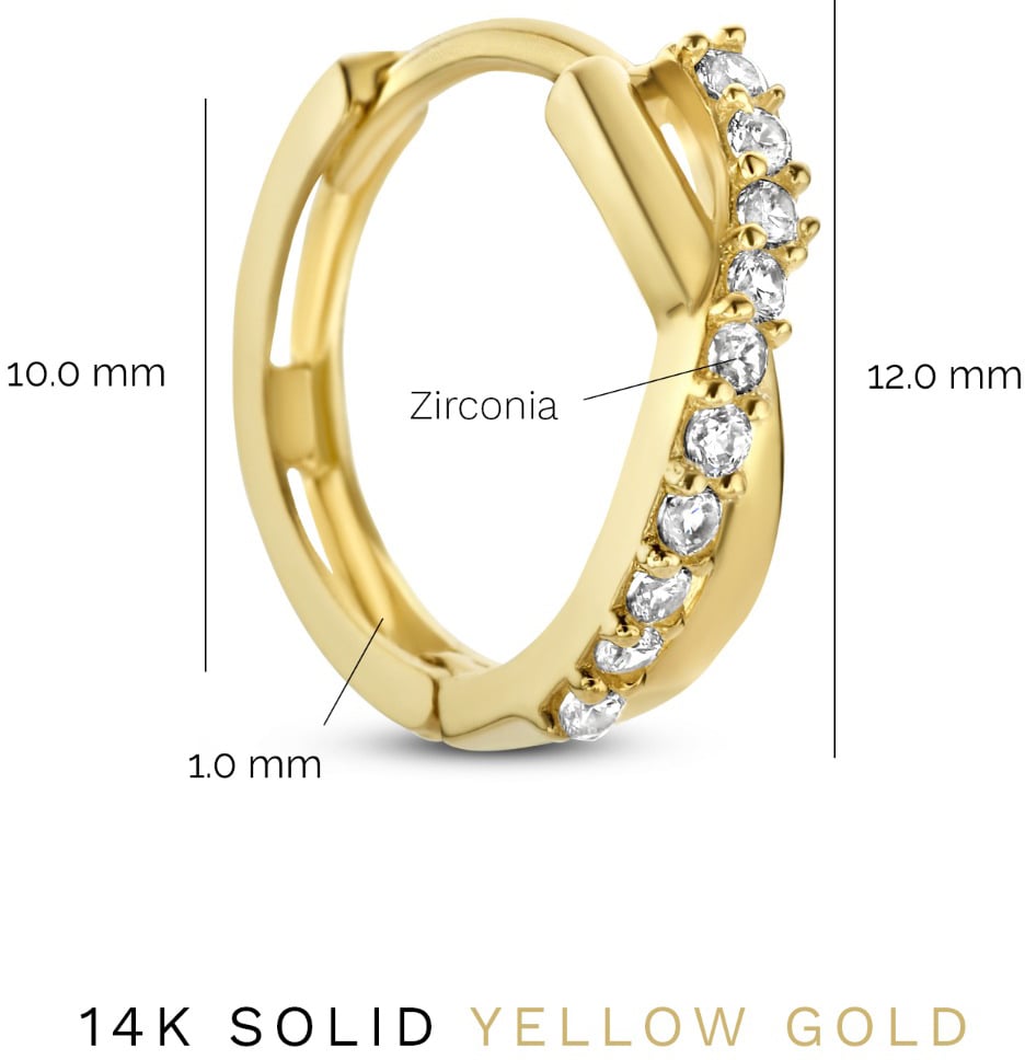 Isabel Bernard Rivoli Esmée Oorringen met Zirkonia Goud