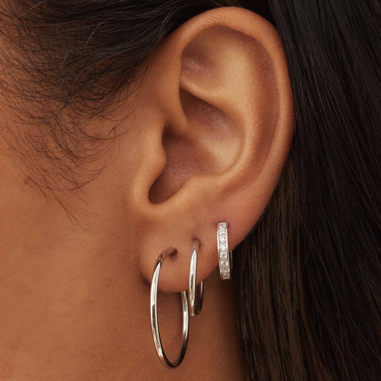 Isabel Bernard Cerise Oorringen Zilver