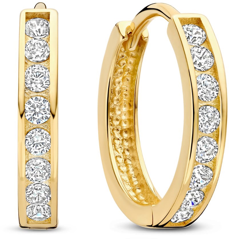 Isabel Bernard Tiphaine Oorringen met Zirkonia Goud