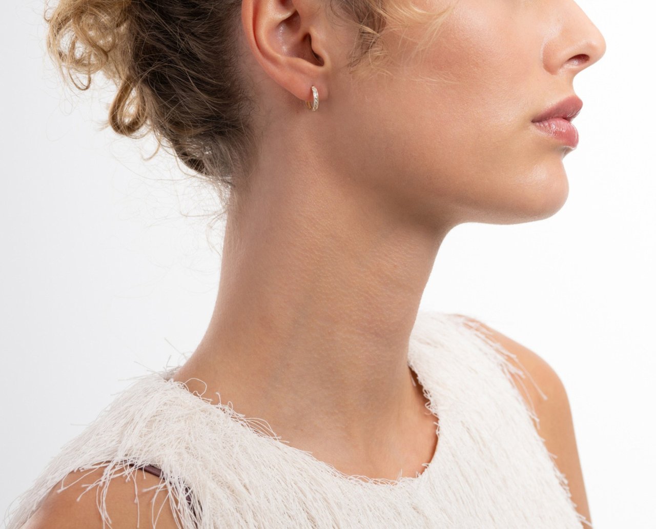 Isabel Bernard Tiphaine Oorringen met Zirkonia Goud