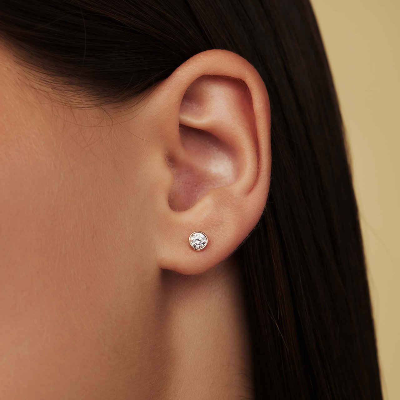 Isabel Bernard La Concorde Juliette Oorknoppen met Zirkonia Roze