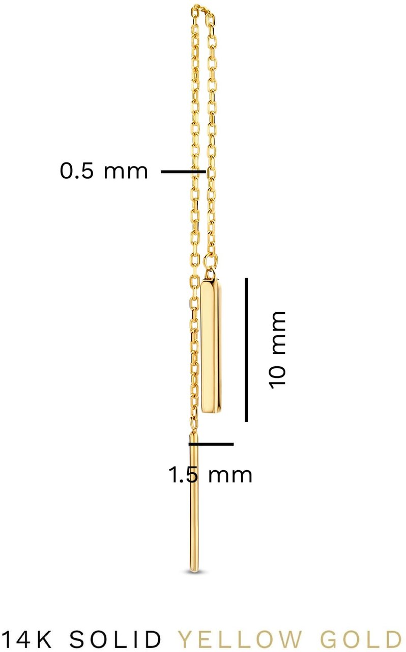 Isabel Bernard Le Marais Rosalie Oorhangers Goud