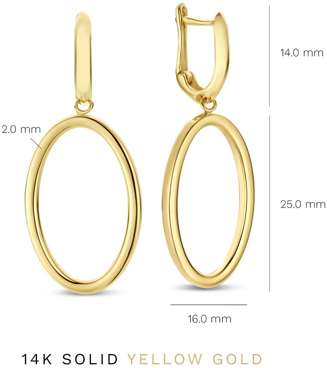 Isabel Bernard Aidee Annette Oorhangers Goud