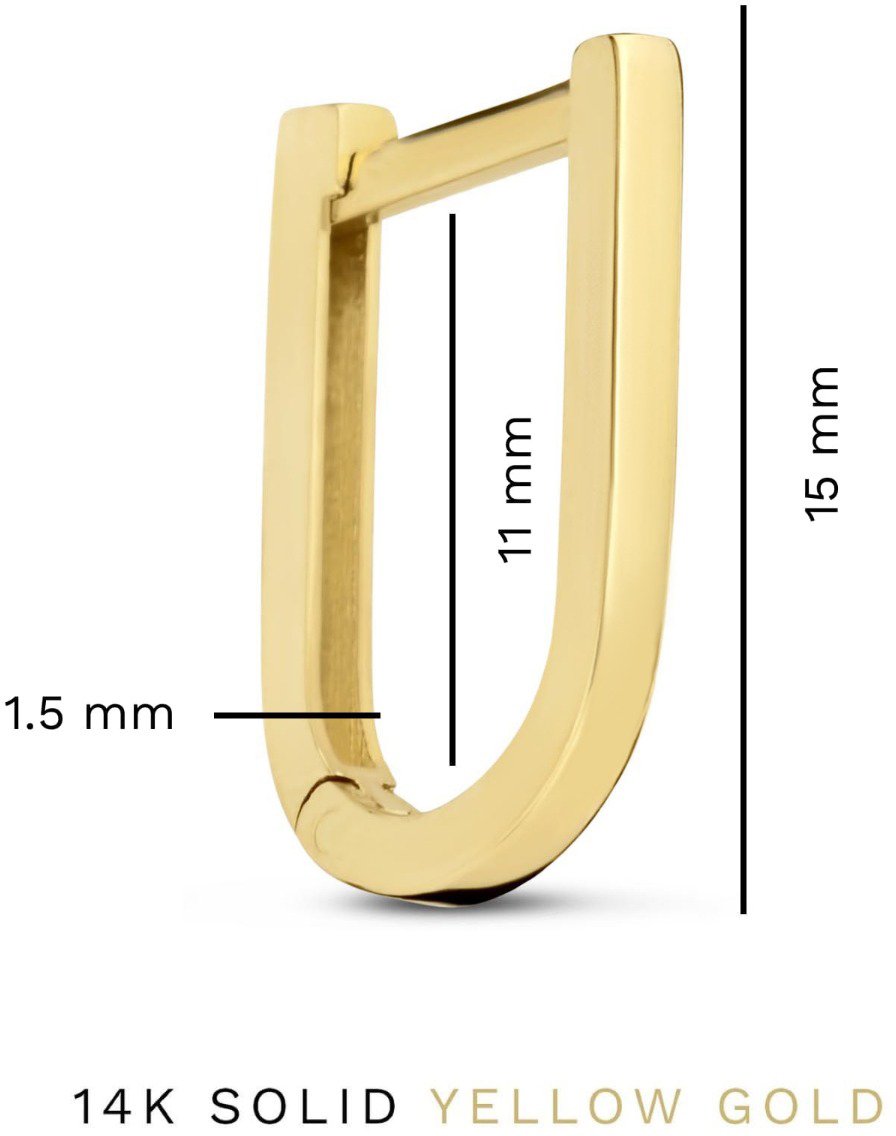 Isabel Bernard Rivoli Aimée Oorhangers Goud