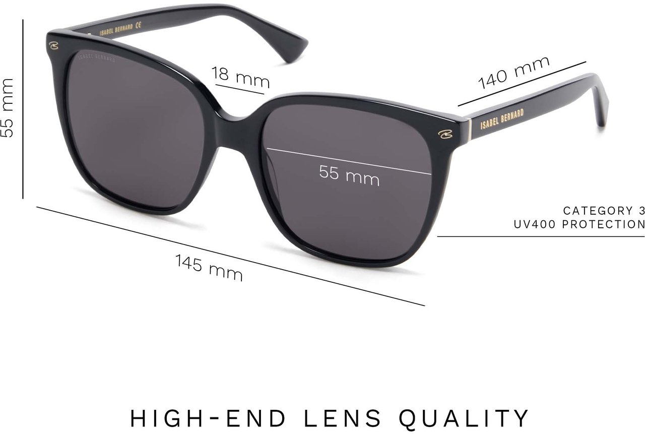 Isabel Bernard La Villette Raison Zonnebril Zwart