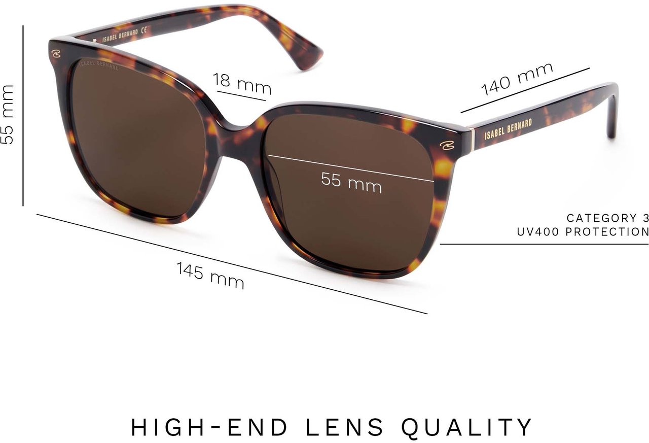 Isabel Bernard La Villette Raison Zonnebril Bruin