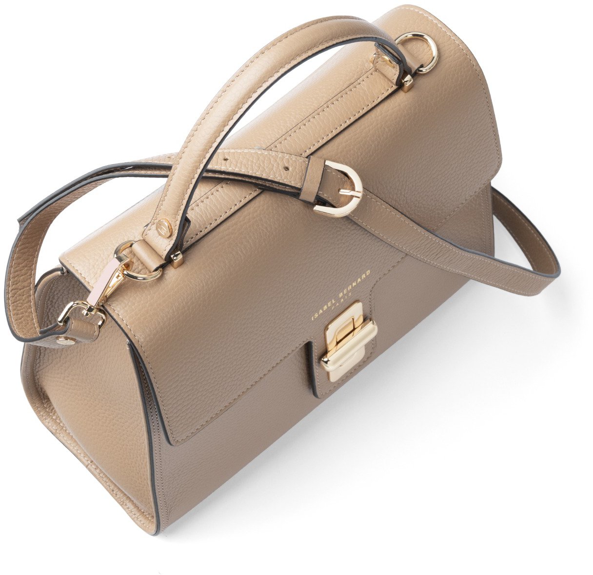 Isabel Bernard Femme Forte Simone Kalfsleer Handtas Beige