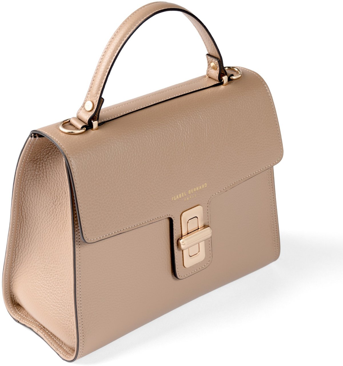 Isabel Bernard Femme Forte Simone Kalfsleer Handtas Beige