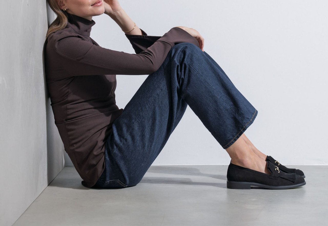 Isabel Bernard Vendôme Lave Loafers Zwart