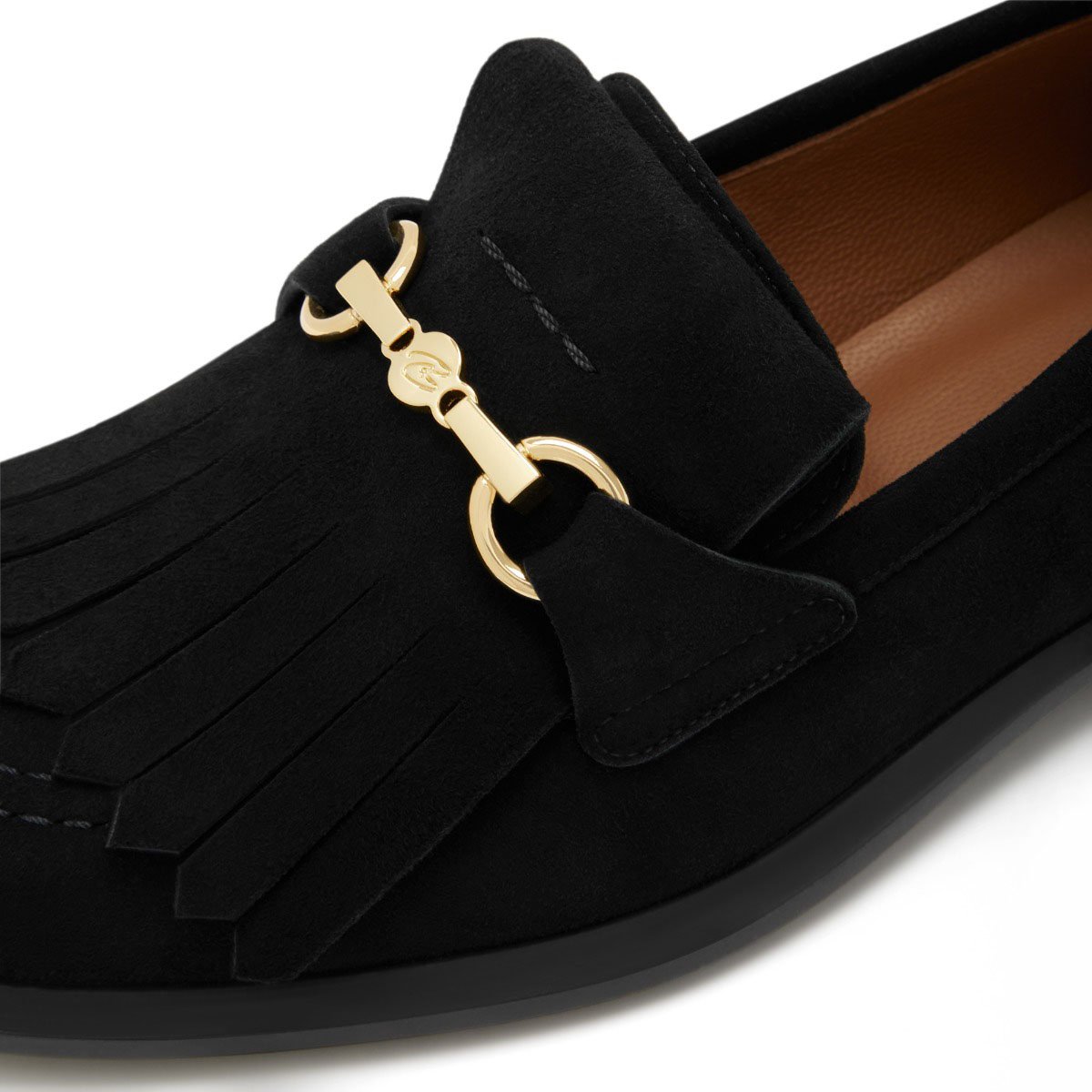 Isabel Bernard Vendôme Lave Loafers Zwart