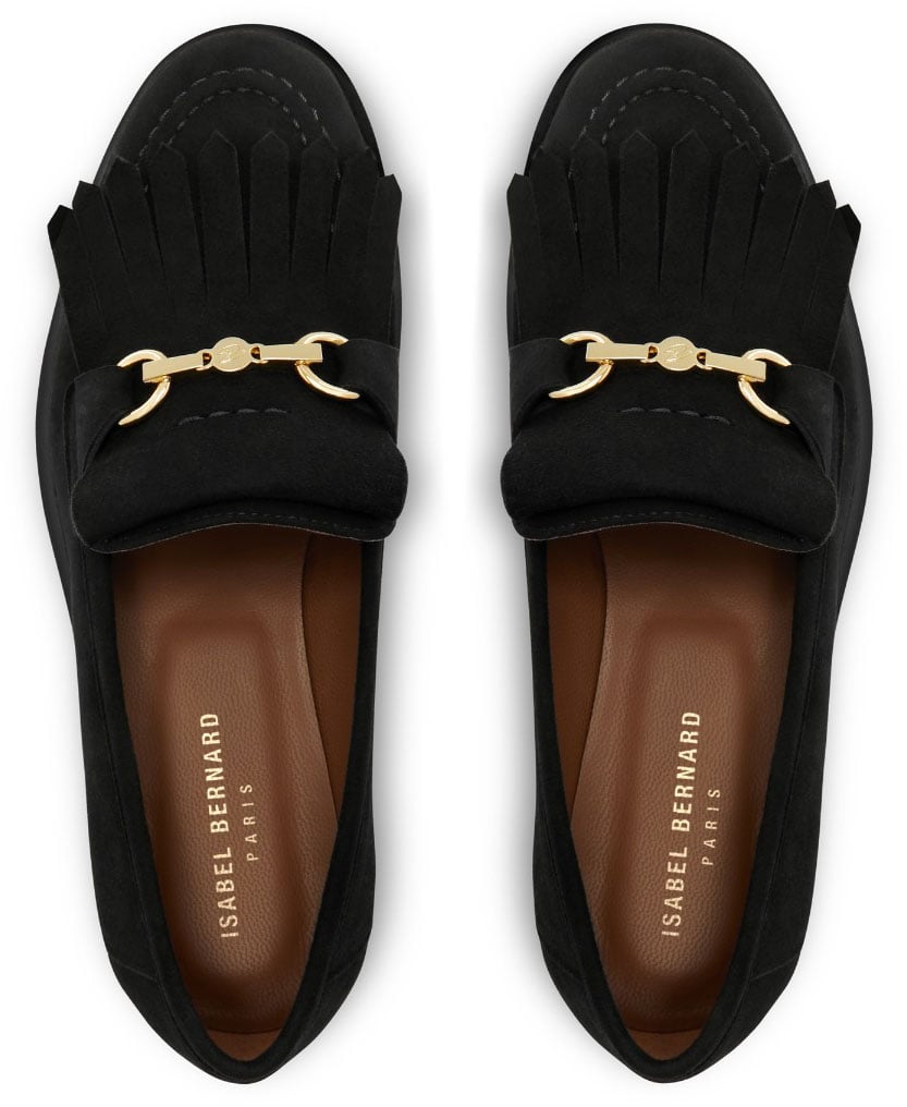 Isabel Bernard Vendôme Lave Loafers Zwart