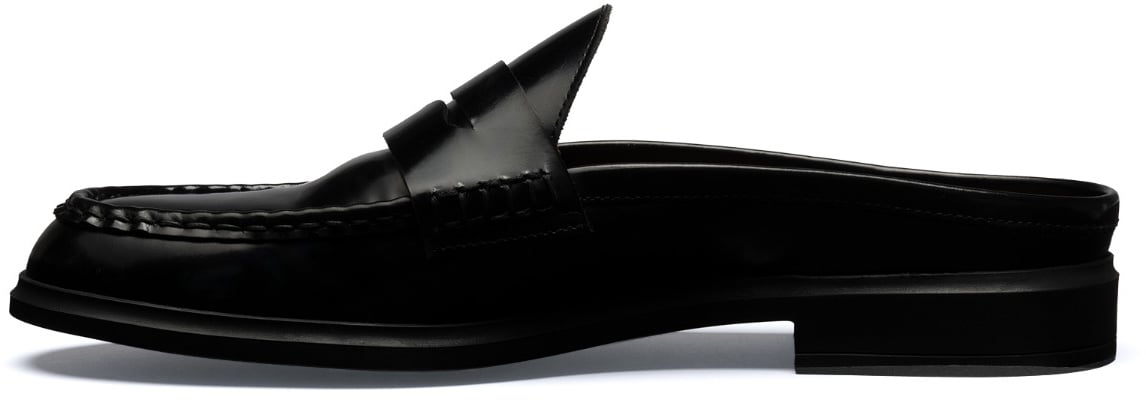 Isabel Bernard Vendôme Blandine Kalfsleer Loafers Zwart