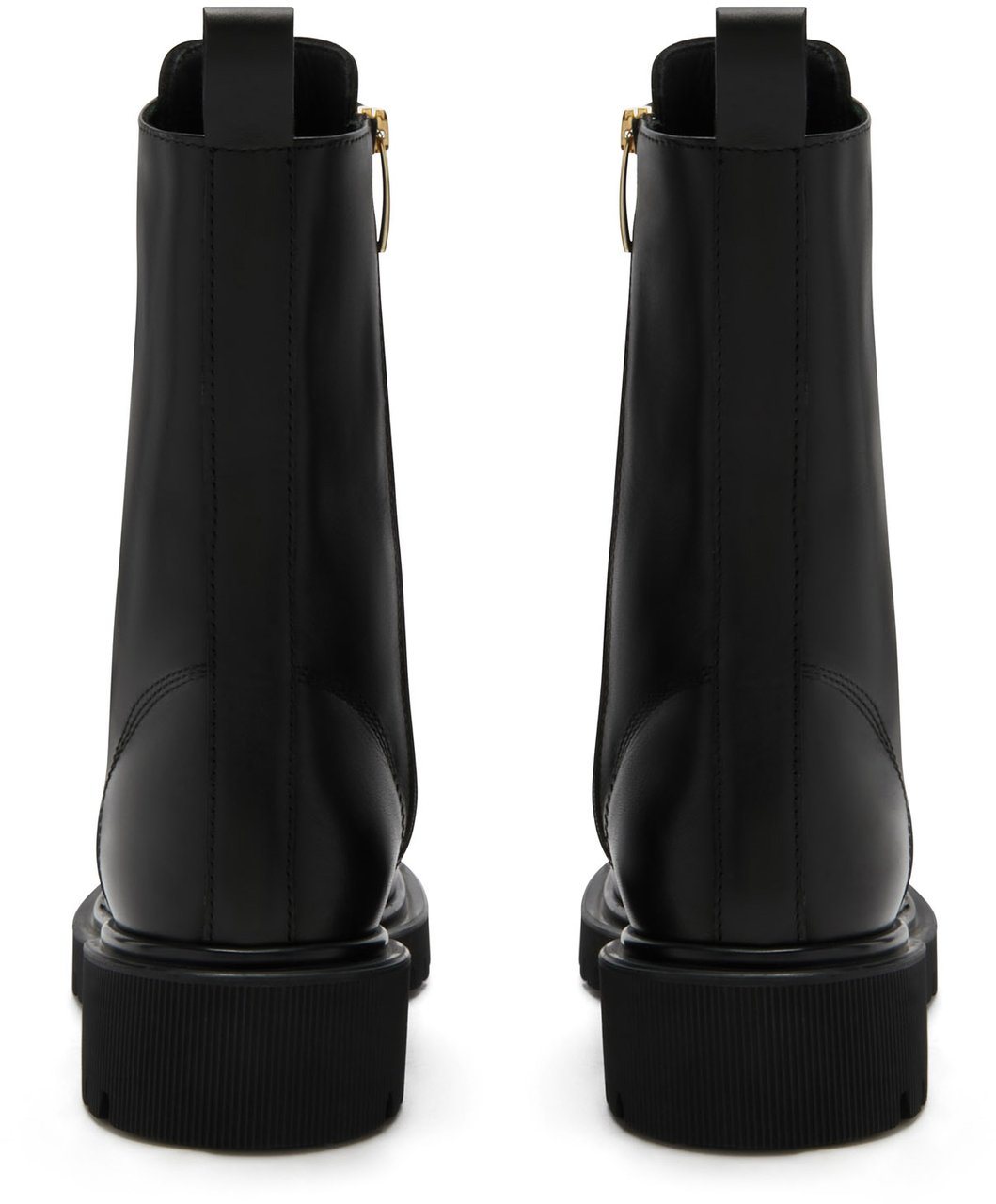 Isabel Bernard Vendôme Myrthe Kalfsleer Veterlaarzen Zwart