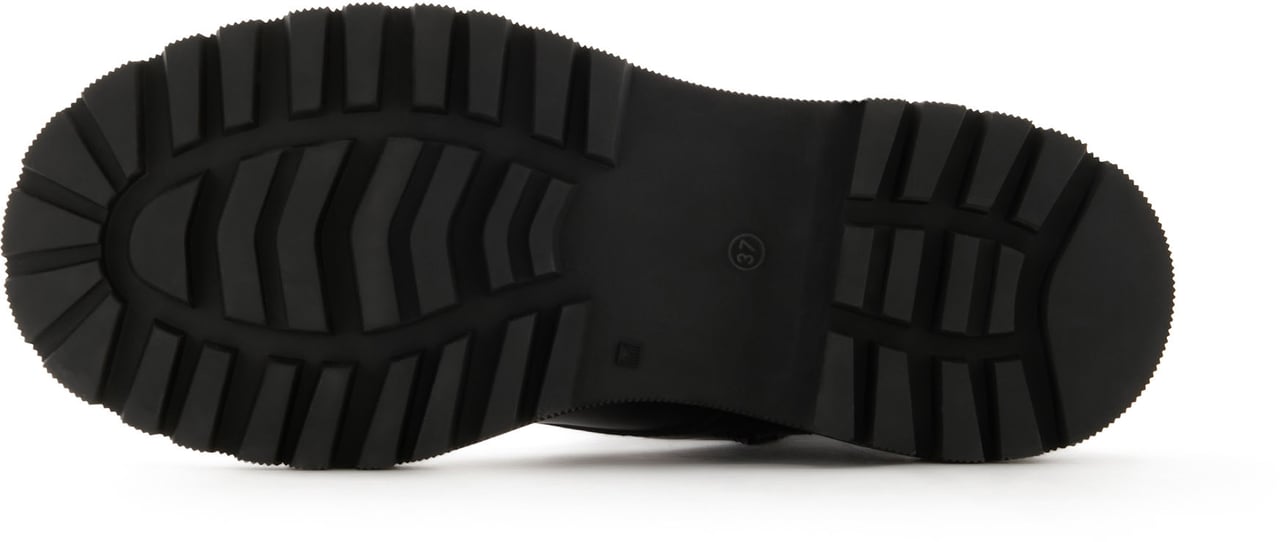 Isabel Bernard Vendôme Myrthe Kalfsleer Veterlaarzen Zwart