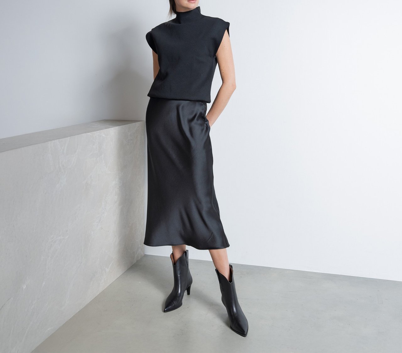 Isabel Bernard Vendôme Louane Korte Laarzen Zwart