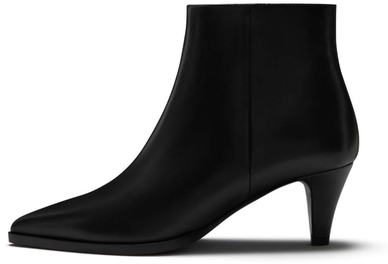 Isabel Bernard Vendôme Lola Kalfsleer Korte Laarzen Zwart