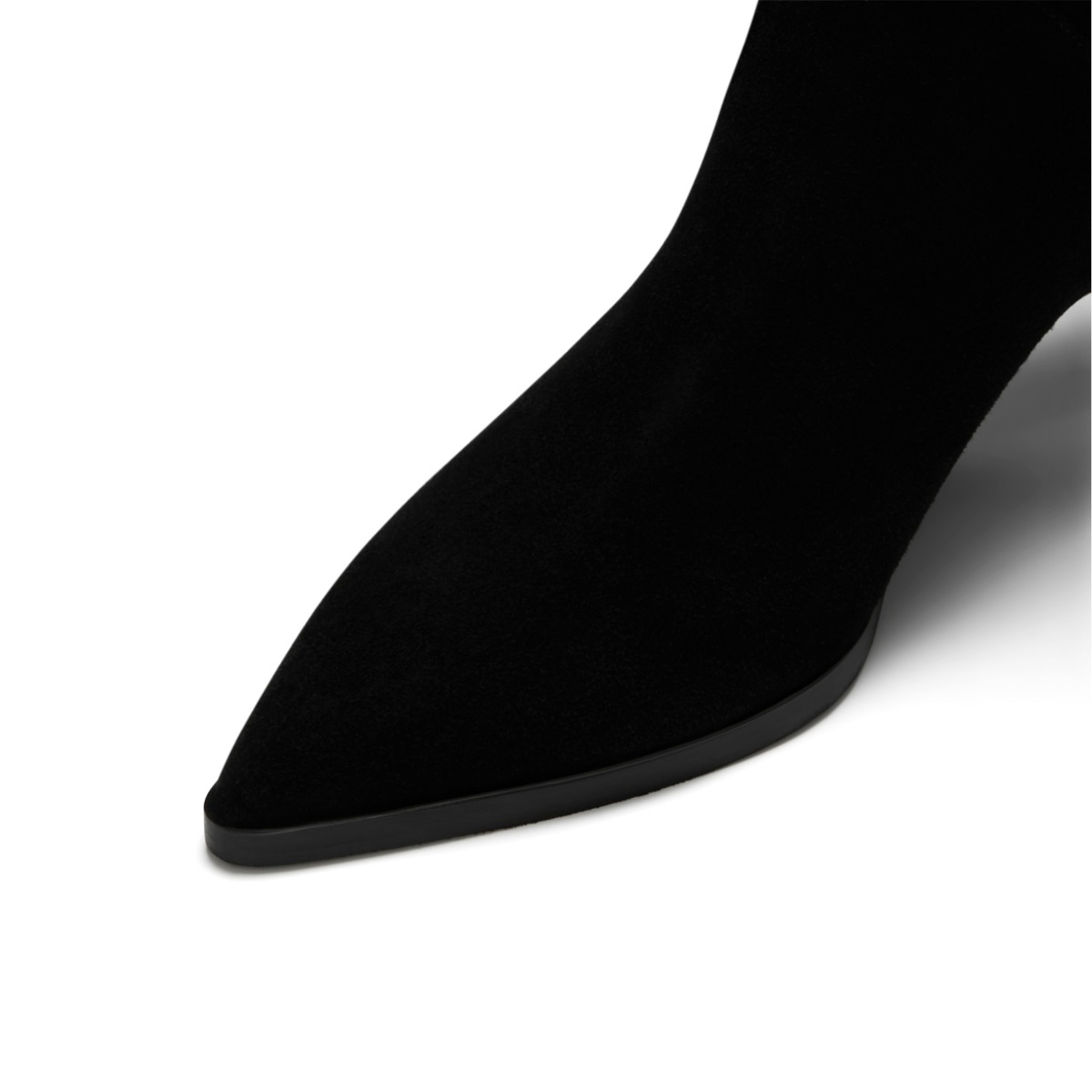 Isabel Bernard Vendôme Margot Suède Hoge Laarzen Zwart