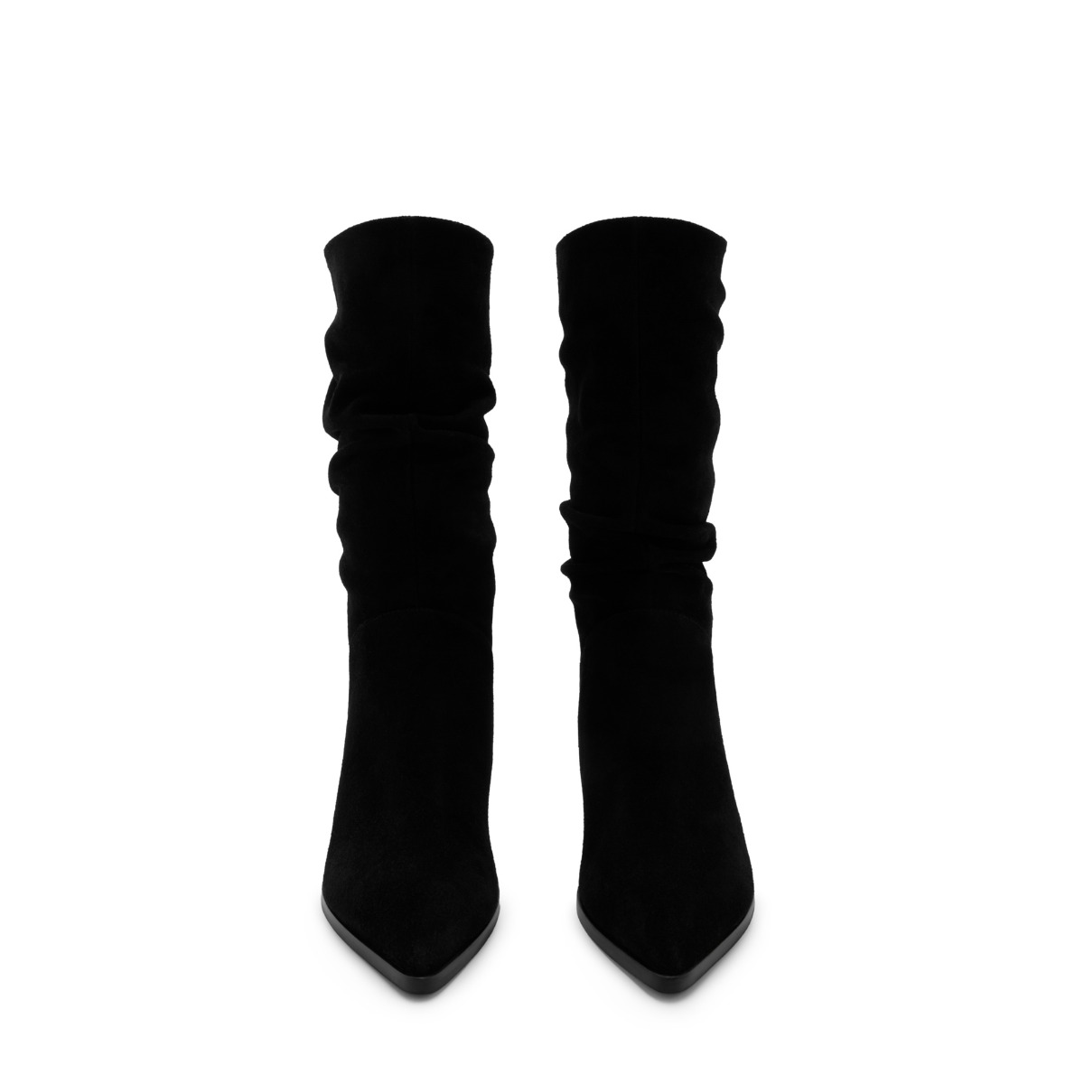 Isabel Bernard Vendôme Margot Suède Hoge Laarzen Zwart