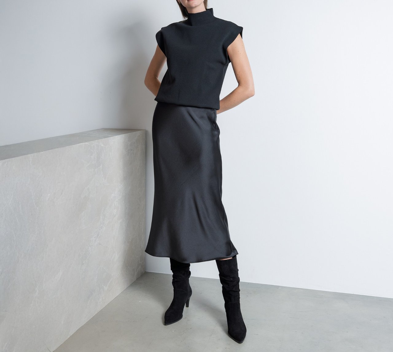 Isabel Bernard Vendôme Margot Suède Hoge Laarzen Zwart