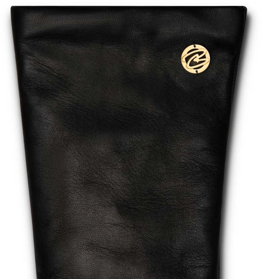 Isabel Bernard Honoré Eleanor Geitenleer Handschoenen Zwart