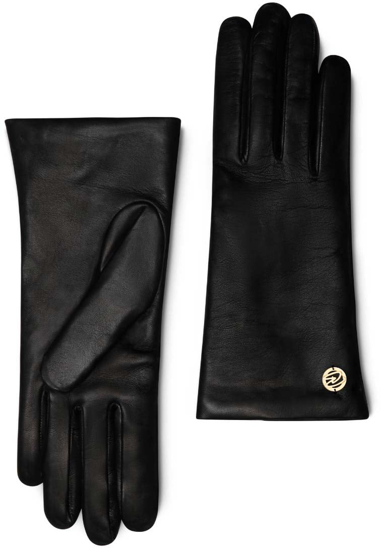 Isabel Bernard Honoré Eleanor Geitenleer Handschoenen Zwart