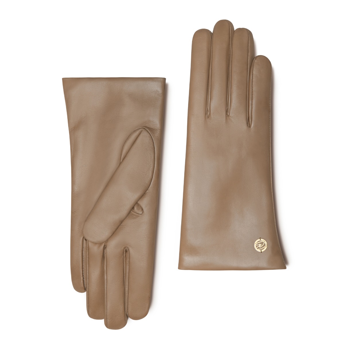Isabel Bernard Honoré Eleanor Geitenleer Handschoenen Taupe