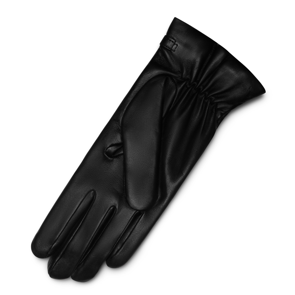 Isabel Bernard Honoré Marcelia Geitenleer Handschoenen Zwart