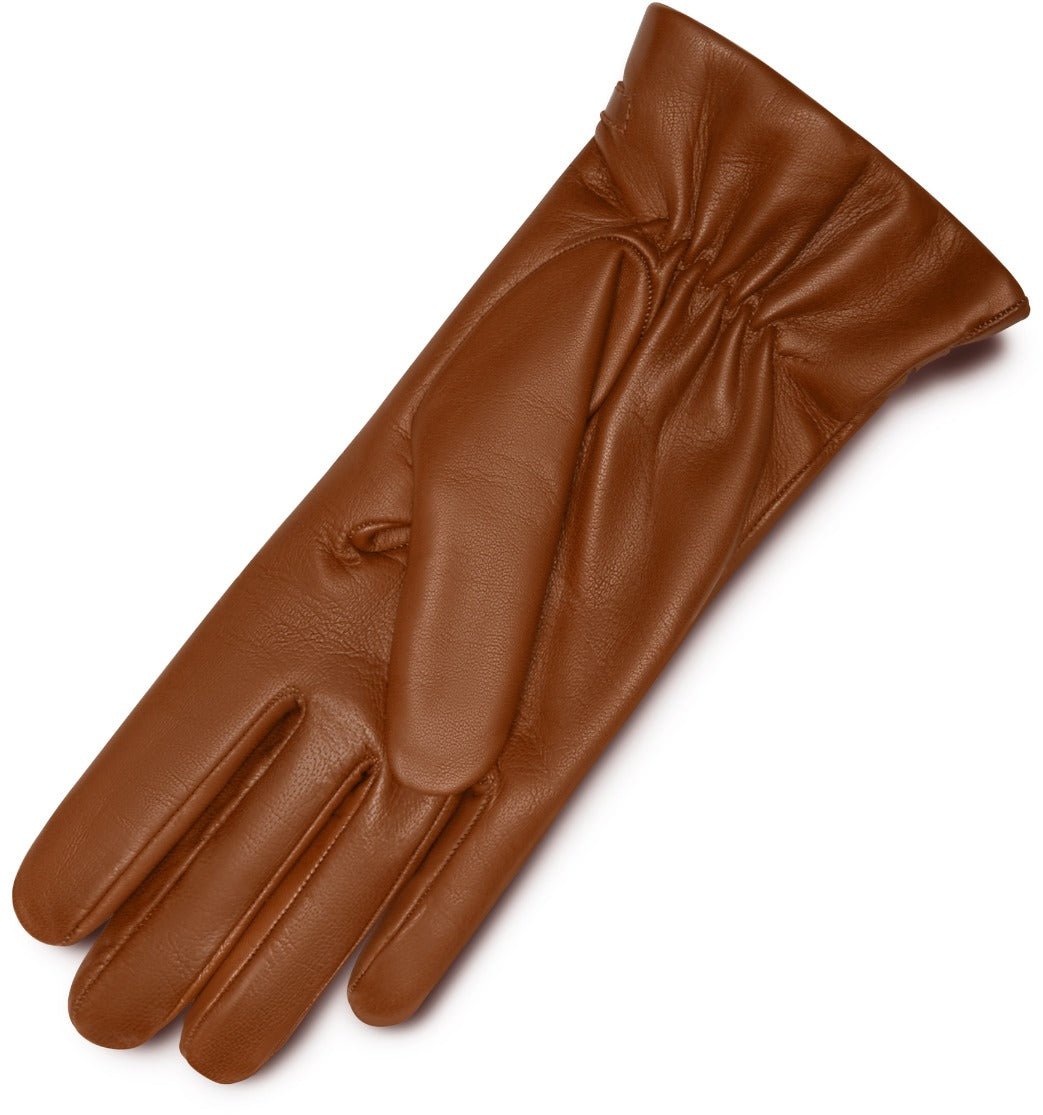 Isabel Bernard Honoré Marcelia Geitenleer Handschoenen - Letter Bruin
