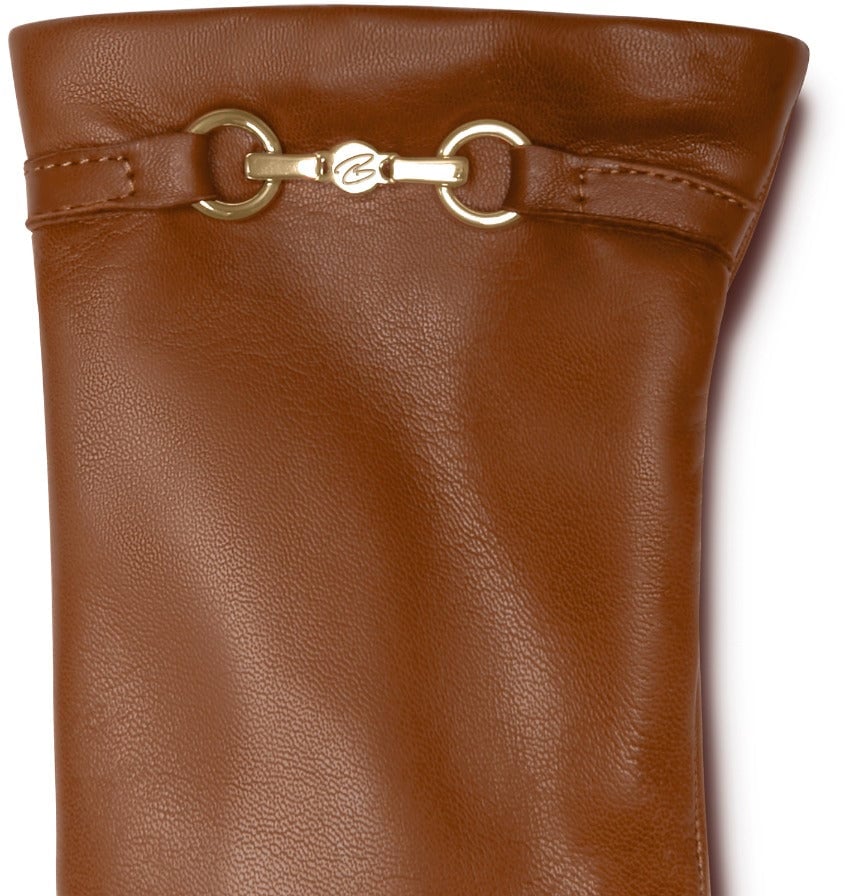 Isabel Bernard Honoré Marcelia Geitenleer Handschoenen - Letter Bruin