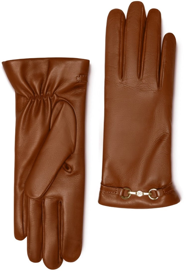 Isabel Bernard Honoré Marcelia Geitenleer Handschoenen - Letter Bruin