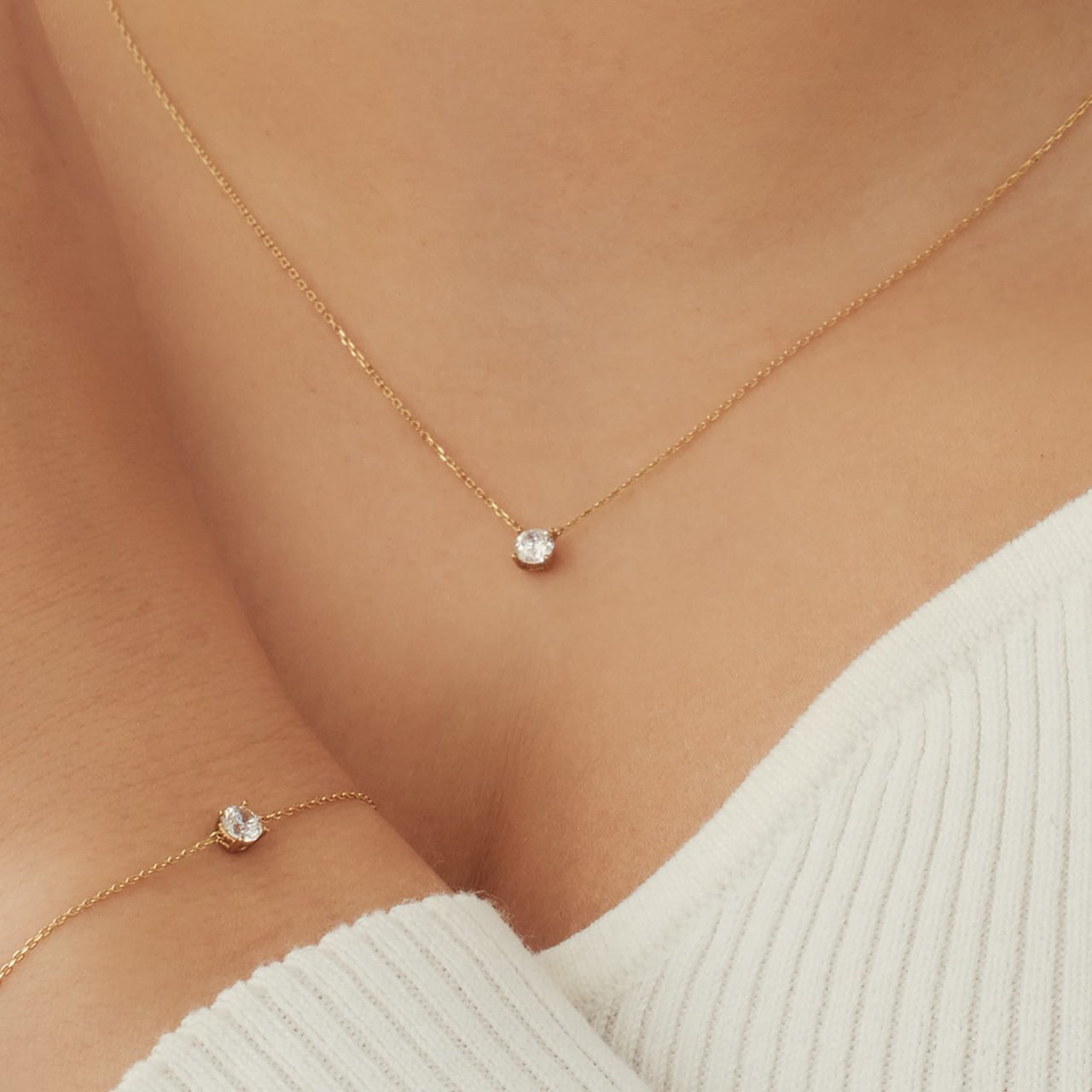 Isabel Bernard Cadeau d'Isabel Gift Set met Zirkonia Goud