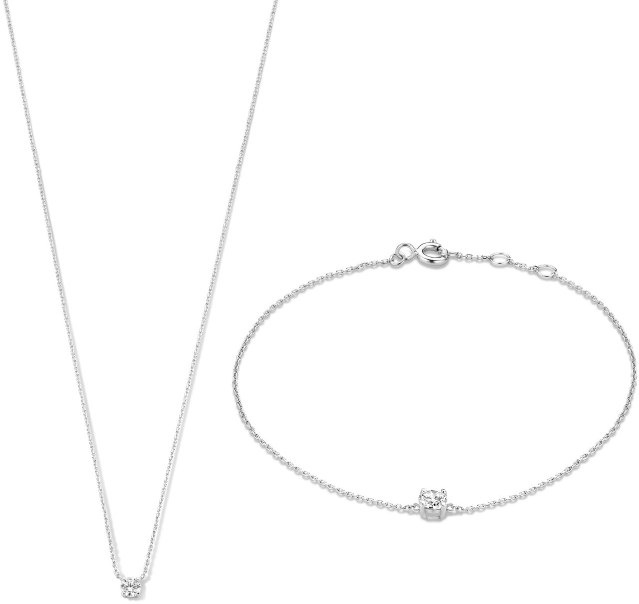 Isabel Bernard Cadeau d'Isabel Gift Set met Zirkonia Zilver