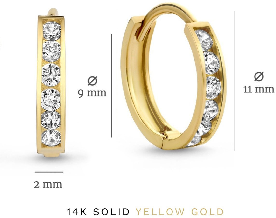 Isabel Bernard Cadeau d'Isabel Gift Set met Zirkonia Goud