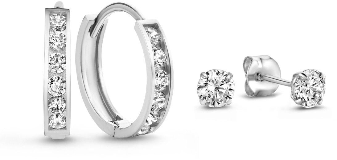 Isabel Bernard Cadeau d'Isabel Gift Set met Zirkonia Zilver