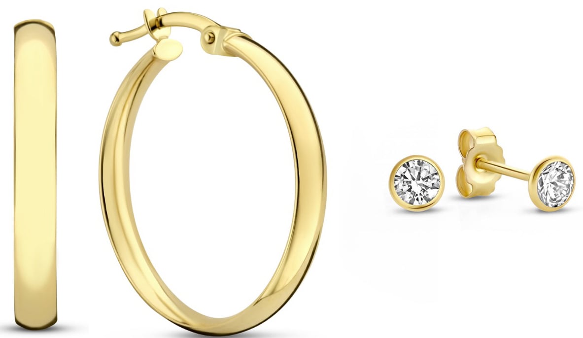 Isabel Bernard Cadeau d´Isabel Gift Set met Zirkonia Goud