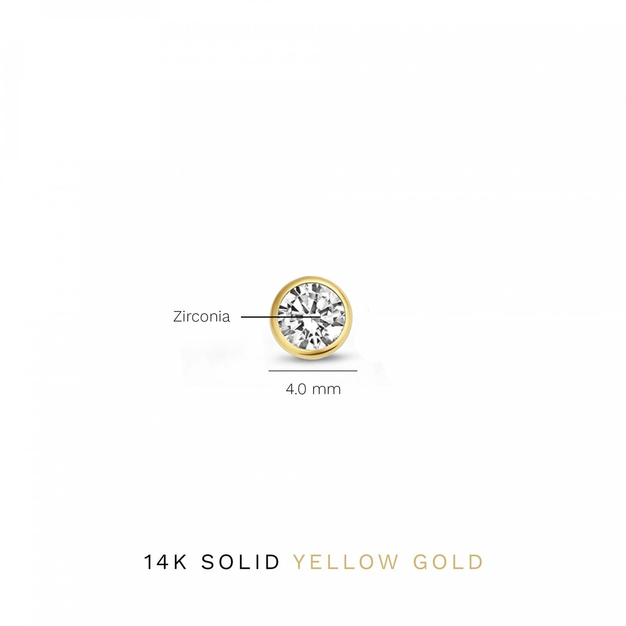 Isabel Bernard Cadeau d´Isabel Gift Set met Zirkonia Goud