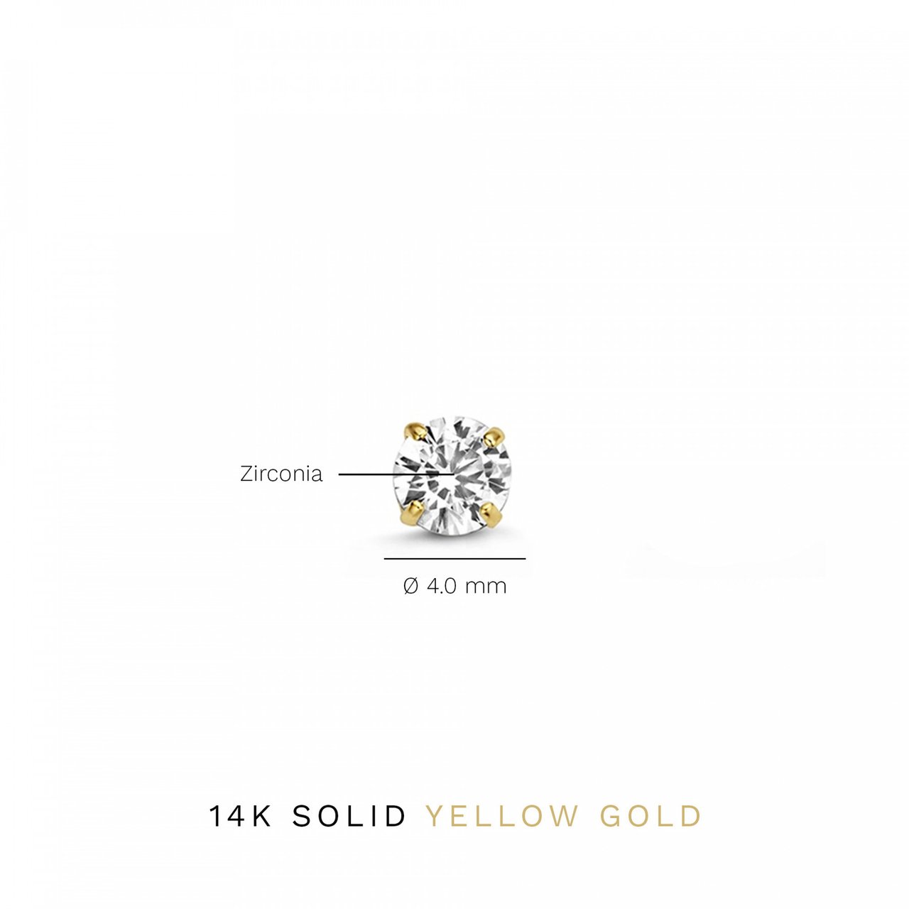 Isabel Bernard Cadeau d'Isabel Gift Set met Zirkonia Goud