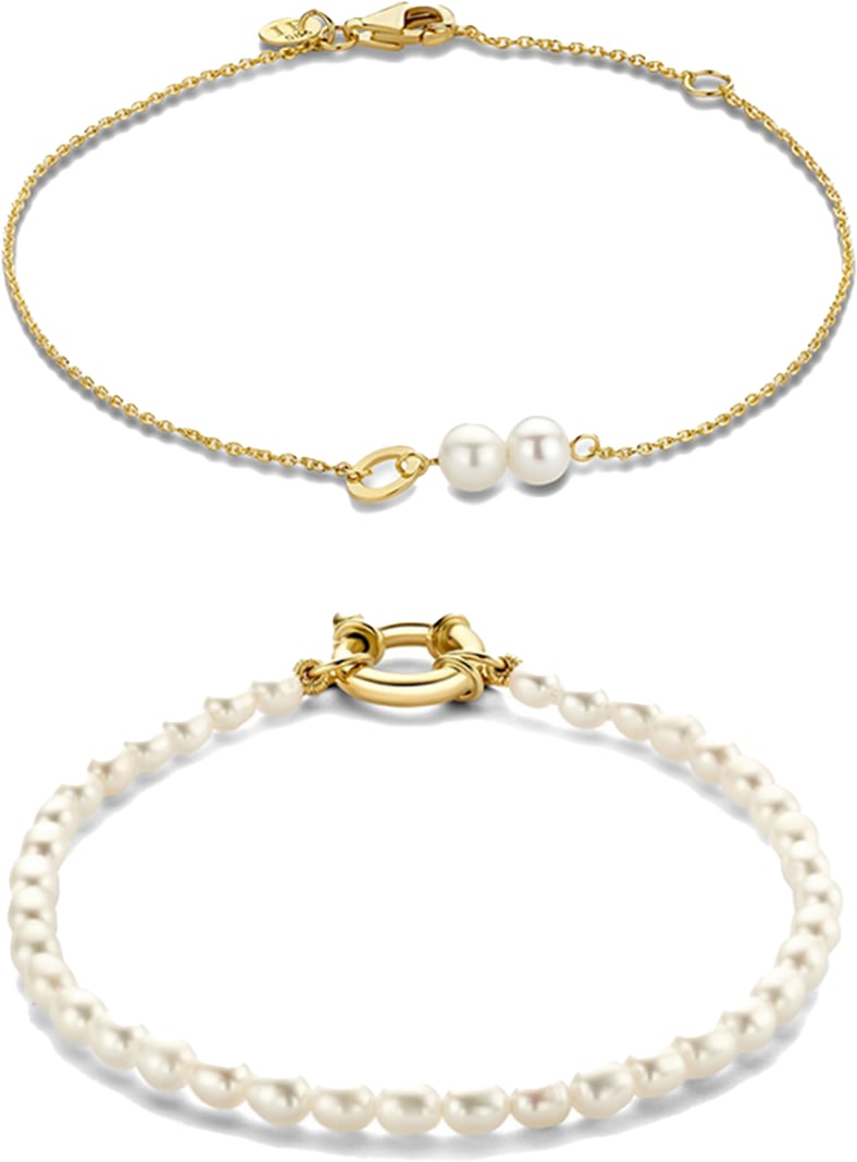 Isabel Bernard Cadeau d'Isabel Gift Set met Zoetwaterparel Goud