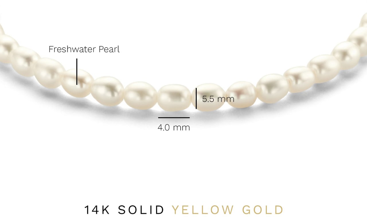 Isabel Bernard Cadeau d'Isabel Gift Set met Zoetwaterparel Goud